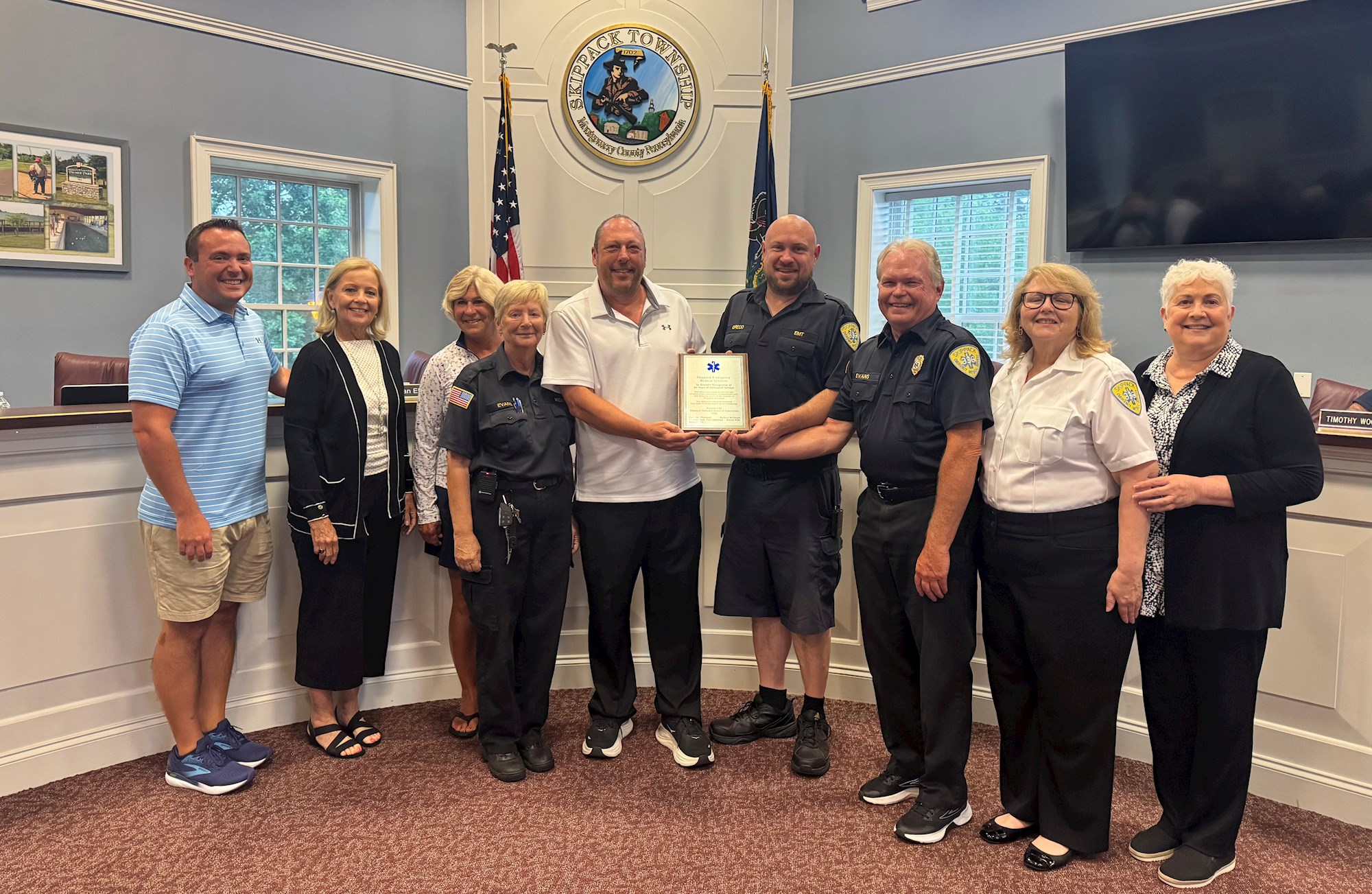 July 2025 BOS Skippack EMS 40 Years Recognition