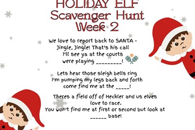 And They're Off!! Week #2 Elf Clues