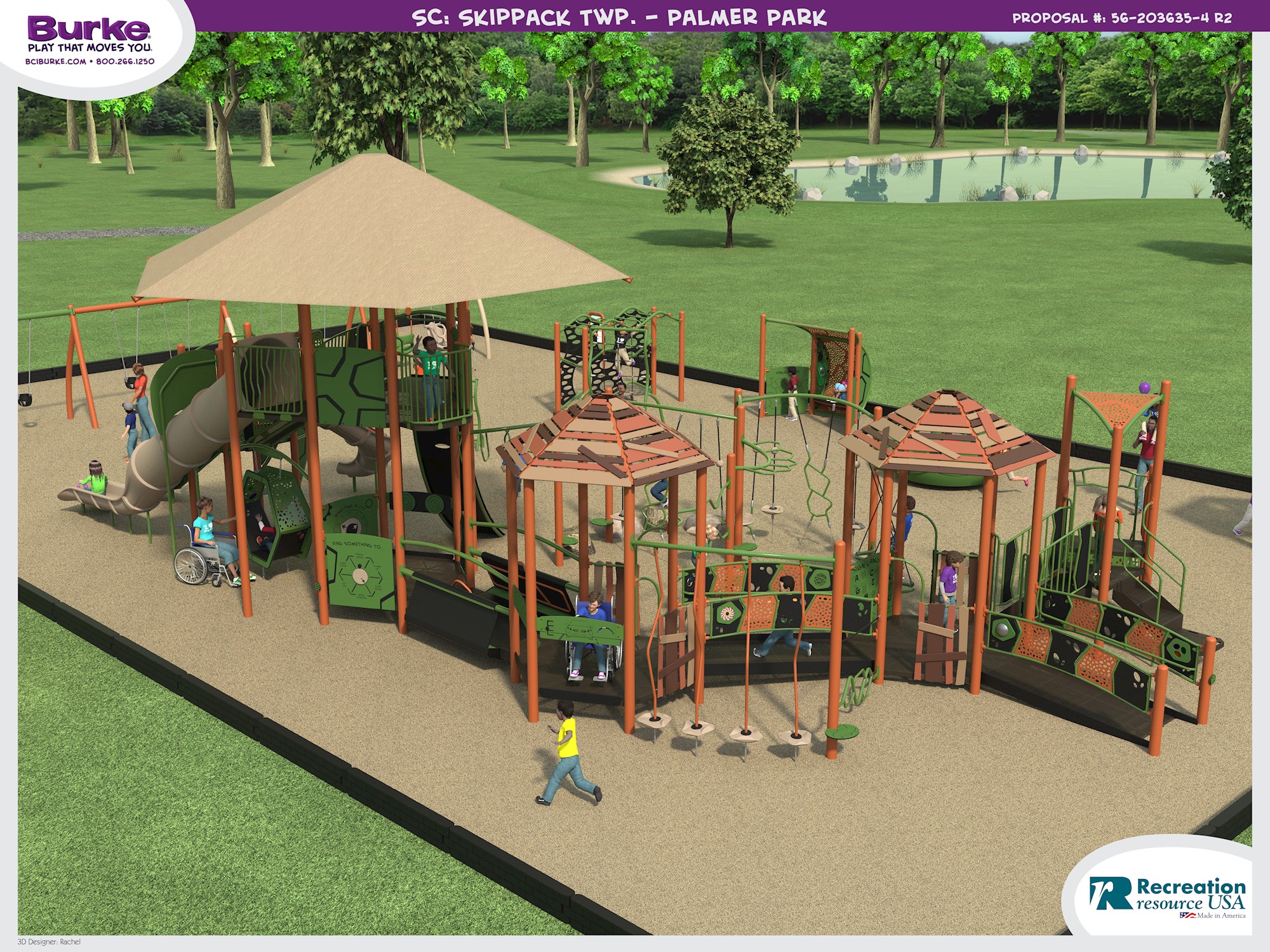 A Preview of the New Palmer Park Playground