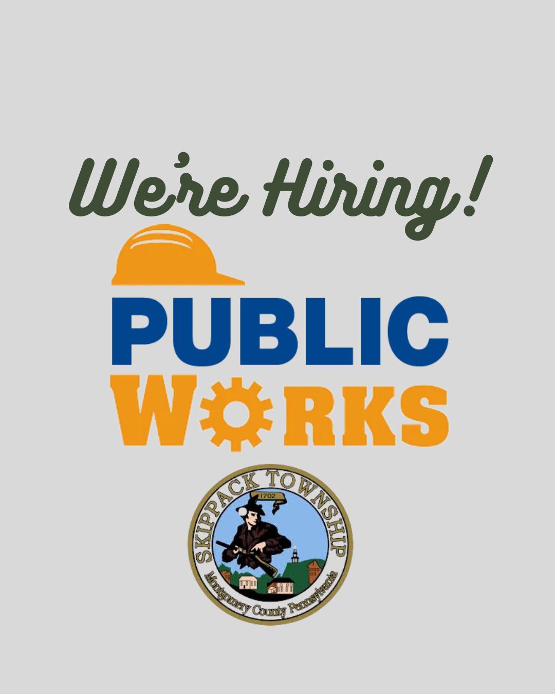 Now Hiring: Full-Time Public Works Laborer in Skippack Township