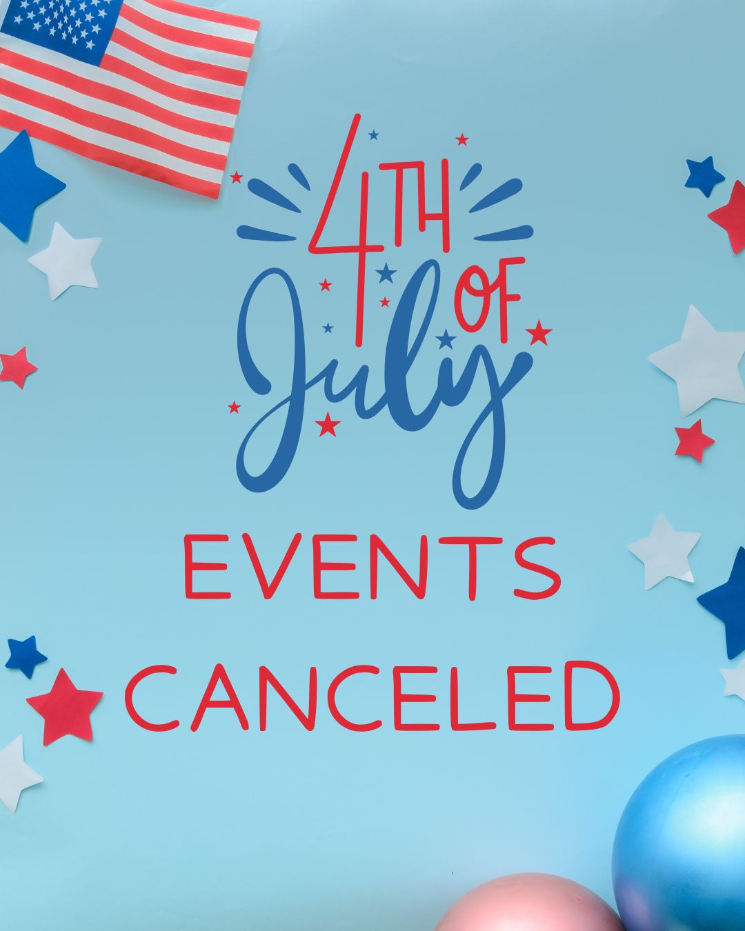 Skippack Fourth of July Parade and Fireworks Canceled