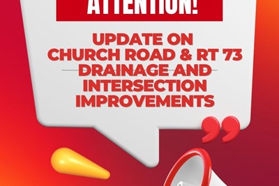 Update on Church Road and Skippack Pike (Rt 73) Drainage and Intersection Improvements