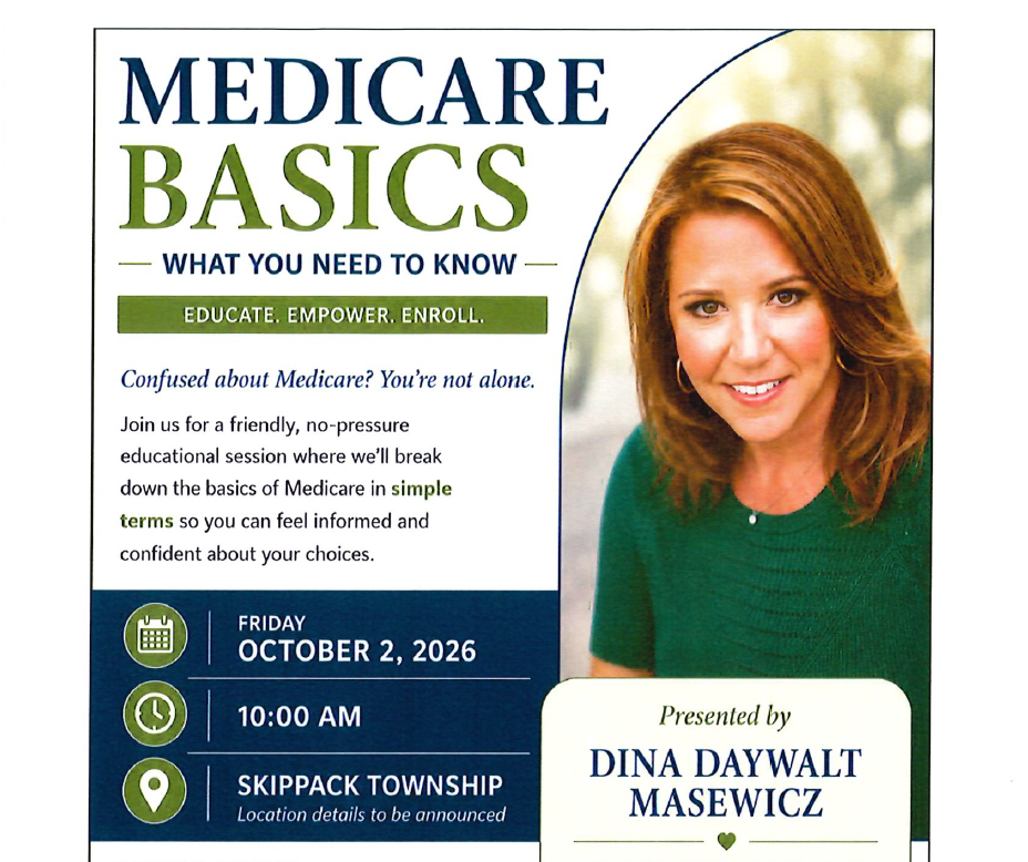 UPCOMING EVENT -Medicare Basics: What You Need to Know